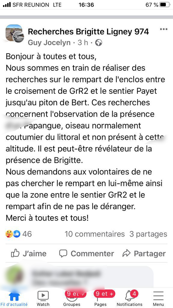 Disparition de Brigitte Ligney : Une demande pour ne pas gêner les recherches
