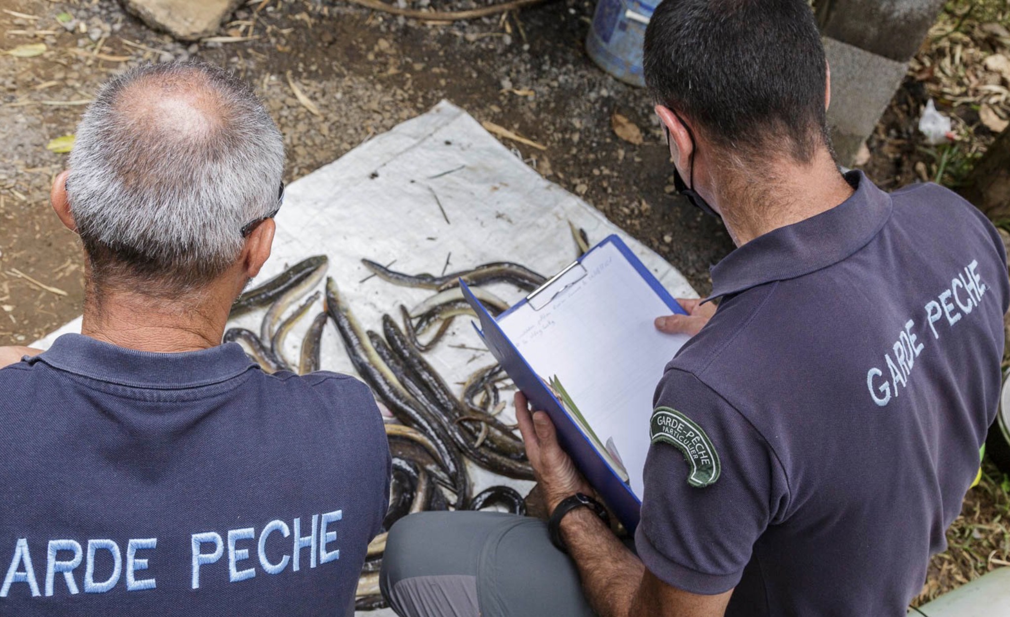 Scène de désolation dans un cours d'eau de Saint-Joseph