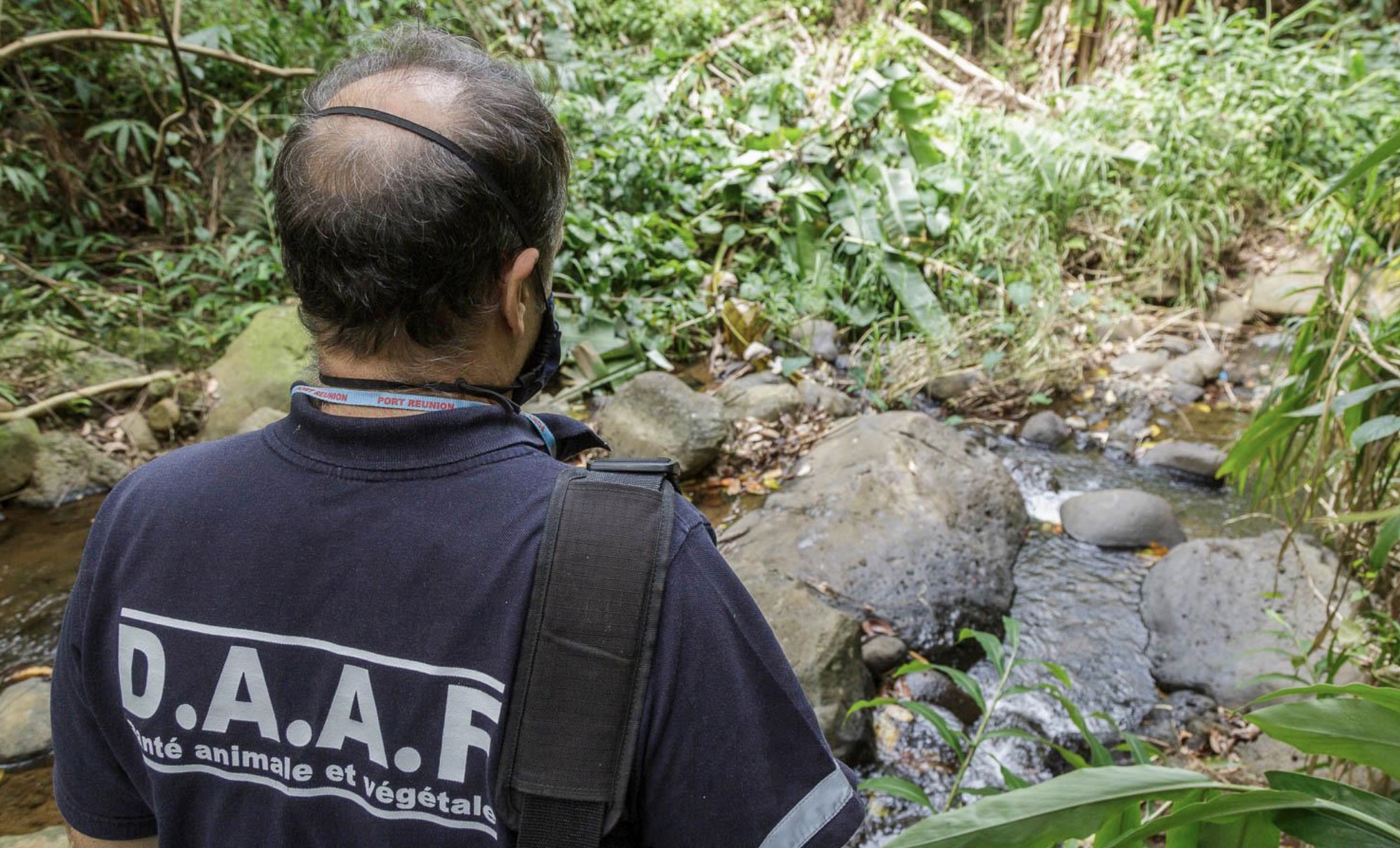 Scène de désolation dans un cours d'eau de Saint-Joseph