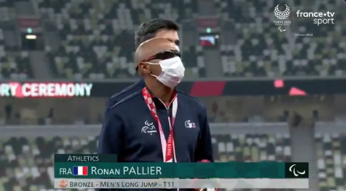Le Réunionnais Ronan Pallier médaillé aux Jeux Paralympiques