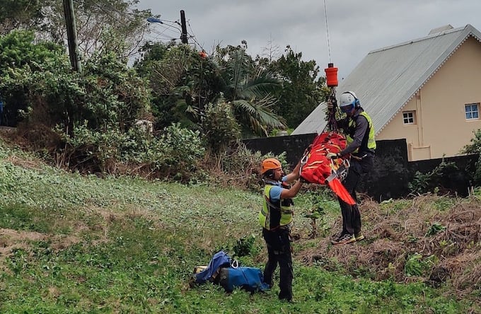 Une gramoune bloquée au fond d'une ravine secourue par les gendarmes