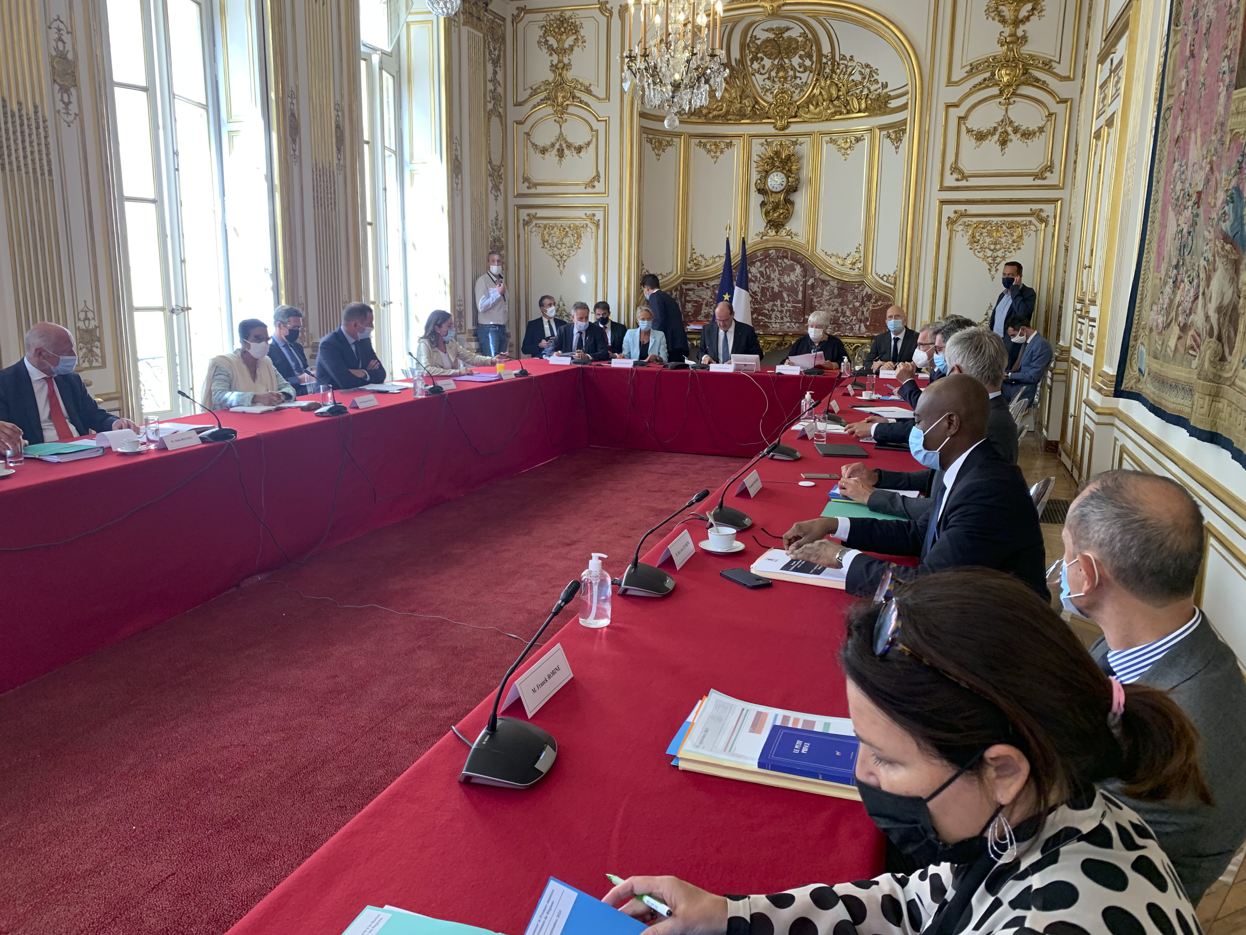 Rencontre des présidents de Région avec le Premier Ministre