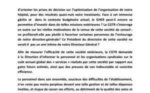 Un syndicat dénonce des gaspillages au sein du Groupe hospitalier de l'Est...