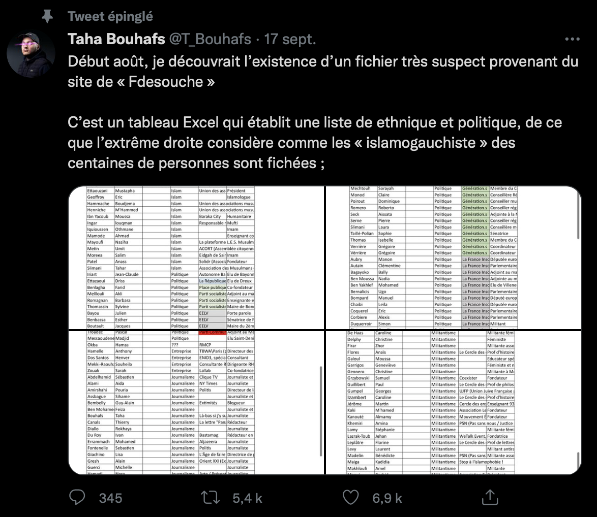 Des politiques réunionnais catalogués islamo-gauchistes sur le site Français de souche