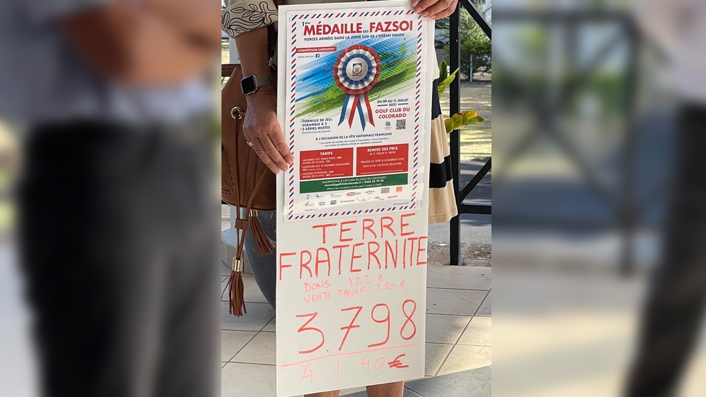 L'association Golf du Colorado remet un chèque pour les blessés de l'armée