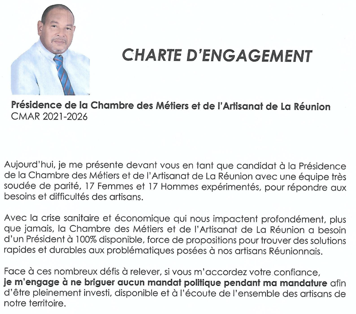 Didier Mazeau se consacrera à 100% à la Chambre de Métiers et de l'Artisanat