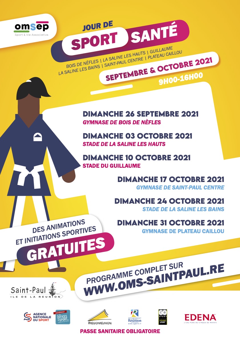 Jour de Sport Santé fait son grand retour à Saint-Paul !