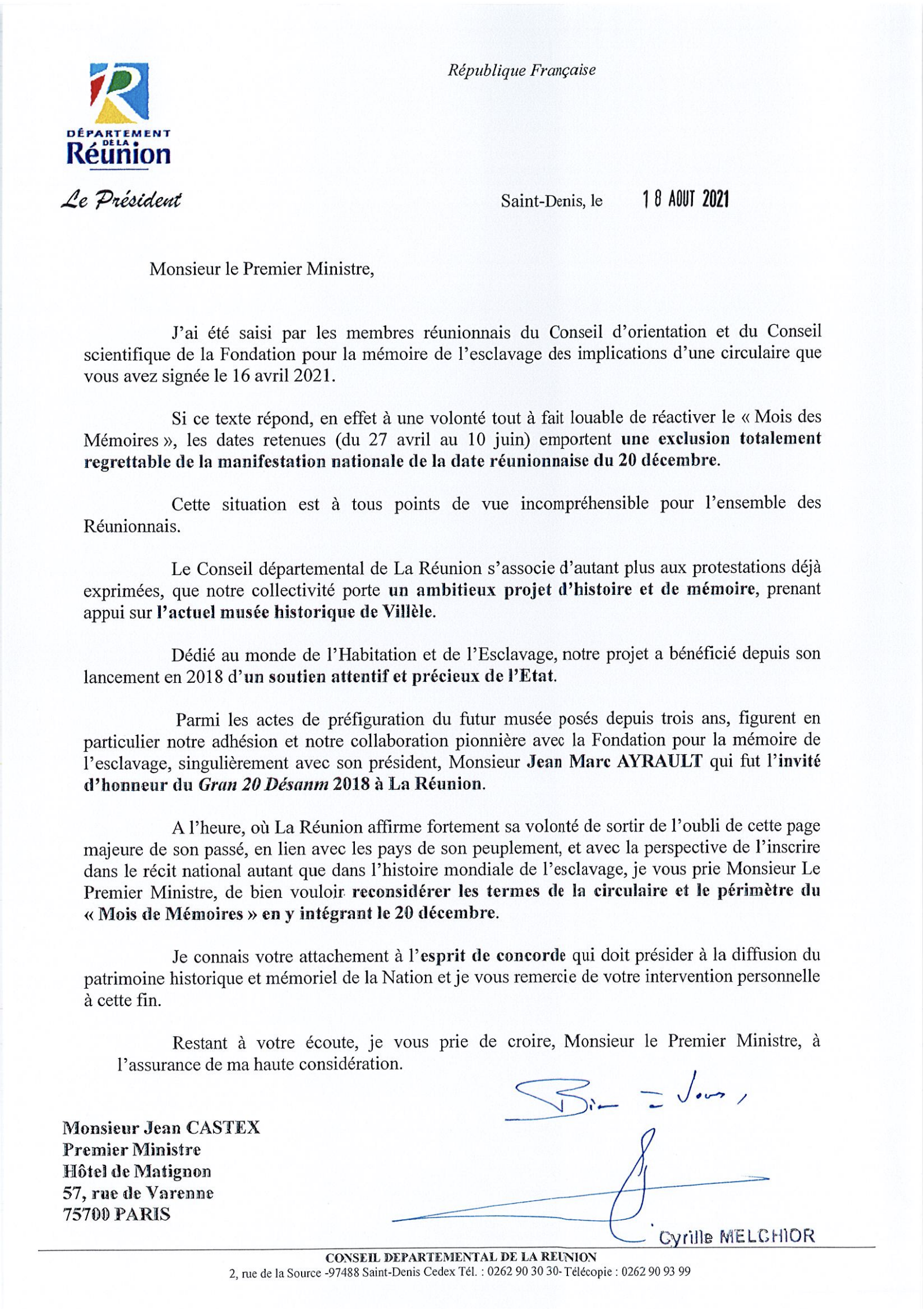 Les collectivités s'indignent de l'exclusion de La Réunion des célébrations nationales de l'abolition de l'esclavage