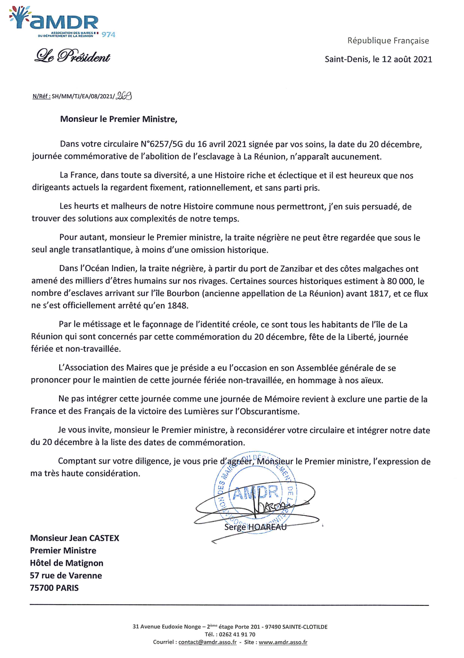 Les collectivités s'indignent de l'exclusion de La Réunion des célébrations nationales de l'abolition de l'esclavage