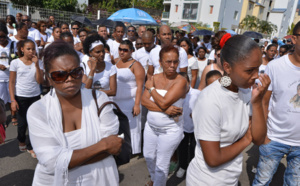 Le Port : Marche blanche en mémoire de Prisca Sevaye