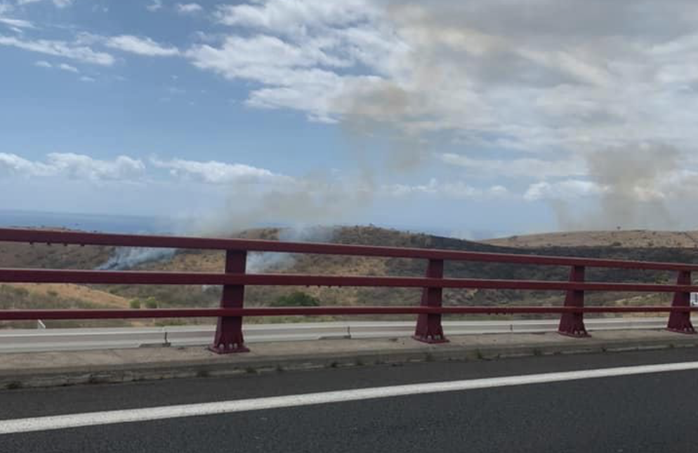 Le feu repart de plus belle au-dessus du Cap Lahoussaye