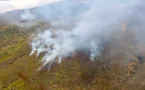 Retour en images sur l'incendie de la Roche Ecrite