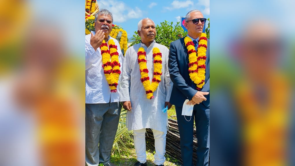 Un hommage rendu au Mahatma Gandhi à Saint-André