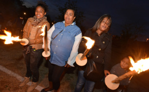 St-Denis : Un mandala de lumières au parc de la Trinité