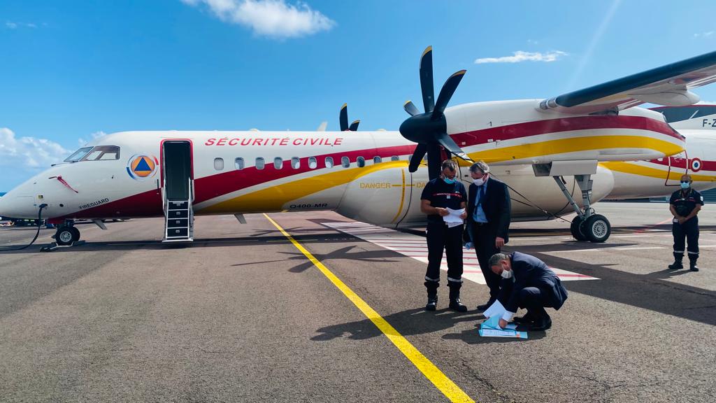 Photos - Le Dash 8 fait son retour à La Réunion