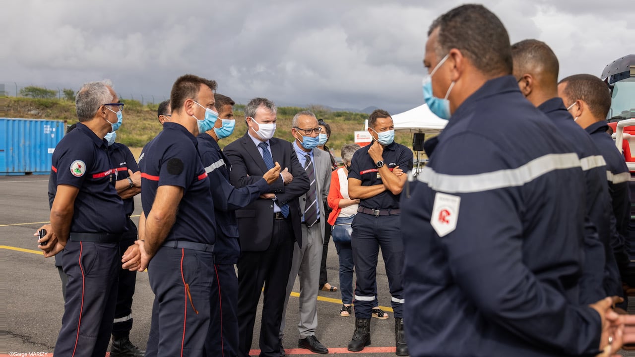 Photos - Le Dash 8 fait son retour à La Réunion