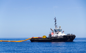 Retour en images: Exercice de lutte contre la pollution maritime au Port