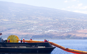 Retour en images: Exercice de lutte contre la pollution maritime au Port