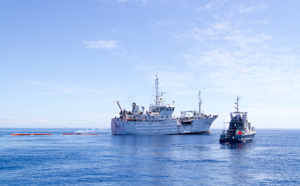 Retour en images: Exercice de lutte contre la pollution maritime au Port