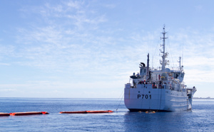 Retour en images: Exercice de lutte contre la pollution maritime au Port
