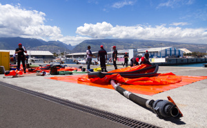 Retour en images: Exercice de lutte contre la pollution maritime au Port