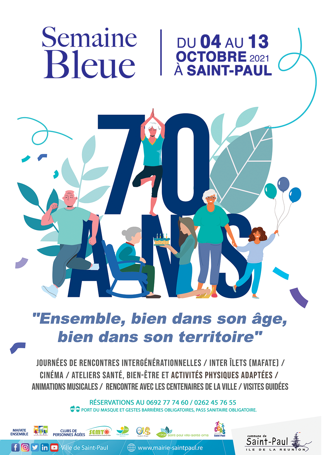 La Semaine Bleue s’invite à la gare routière de Saint-Paul !