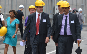 Port Est : Retour en images sur l'inauguration de la centrale thermique
