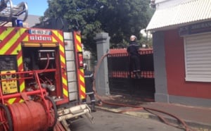 St-Denis : Une boulangerie en proie aux flammes rue de Paris