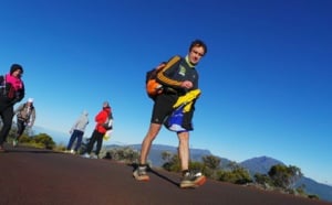 Le Grand Raid en images: Les coureurs au volcan
