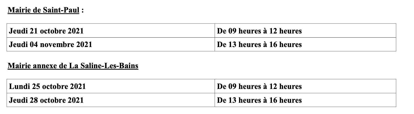 Enquête publique sur le transfert d’office sans indemnité dans le domaine public communal des voies et réseaux divers