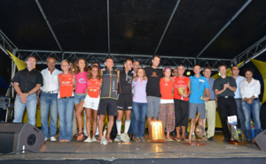 Les podiums du Grand Raid en images