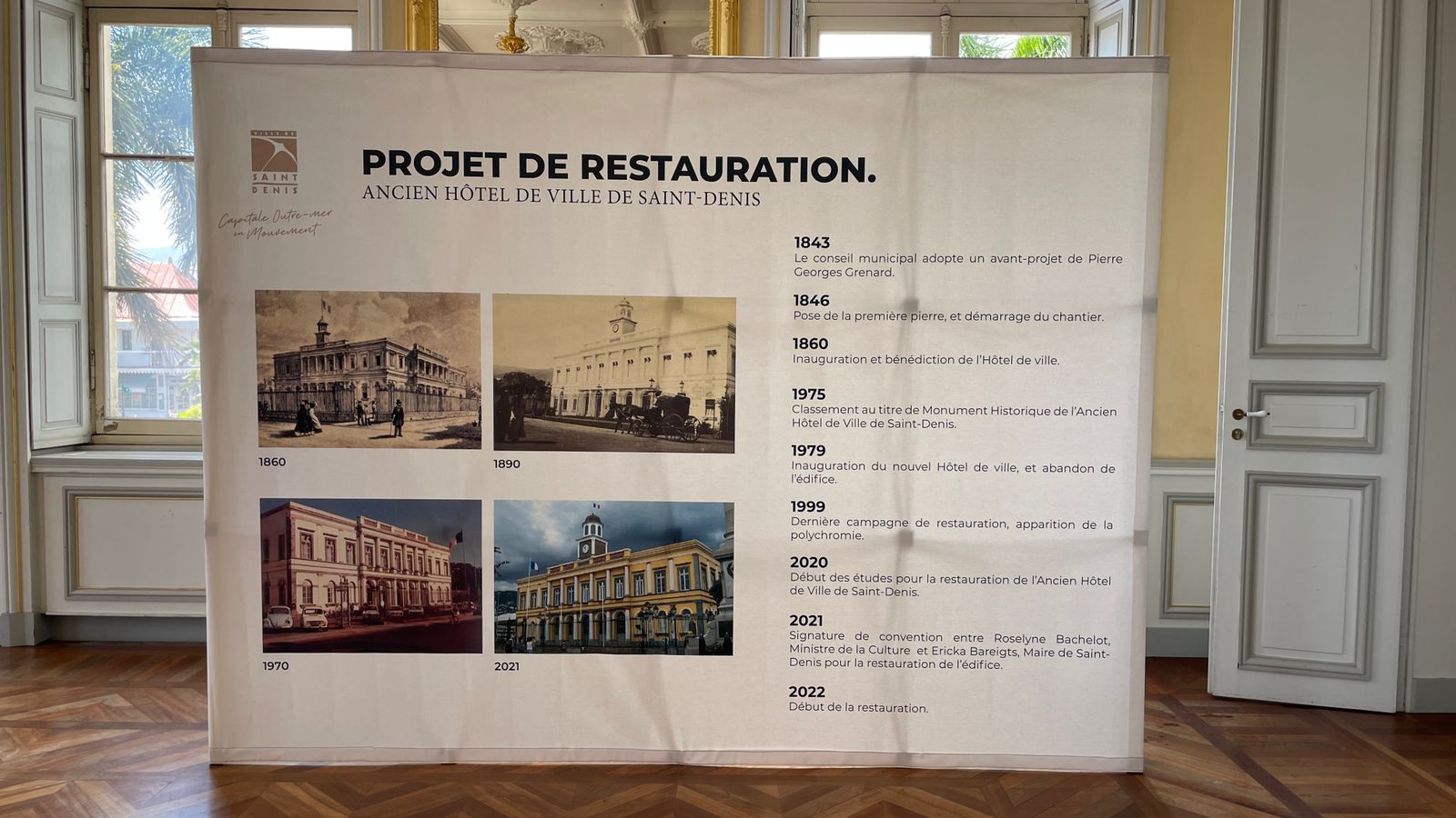 Vidéo - Roselyne Bachelot annonce la rénovation du patrimoine dionysien