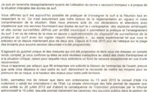 Le SYPRAL au préfet: