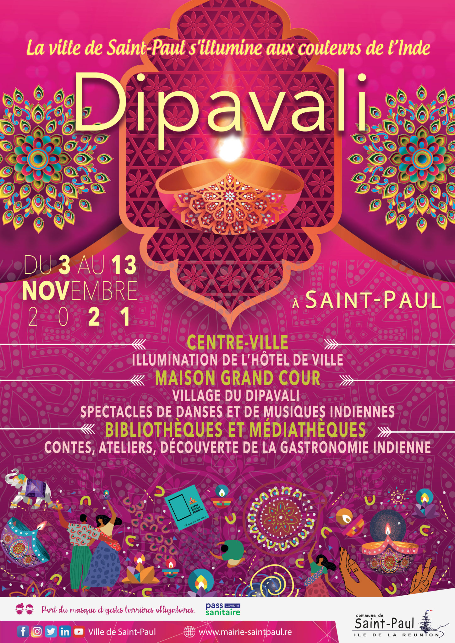 Vivez le Dipavali à Saint-Paul !
