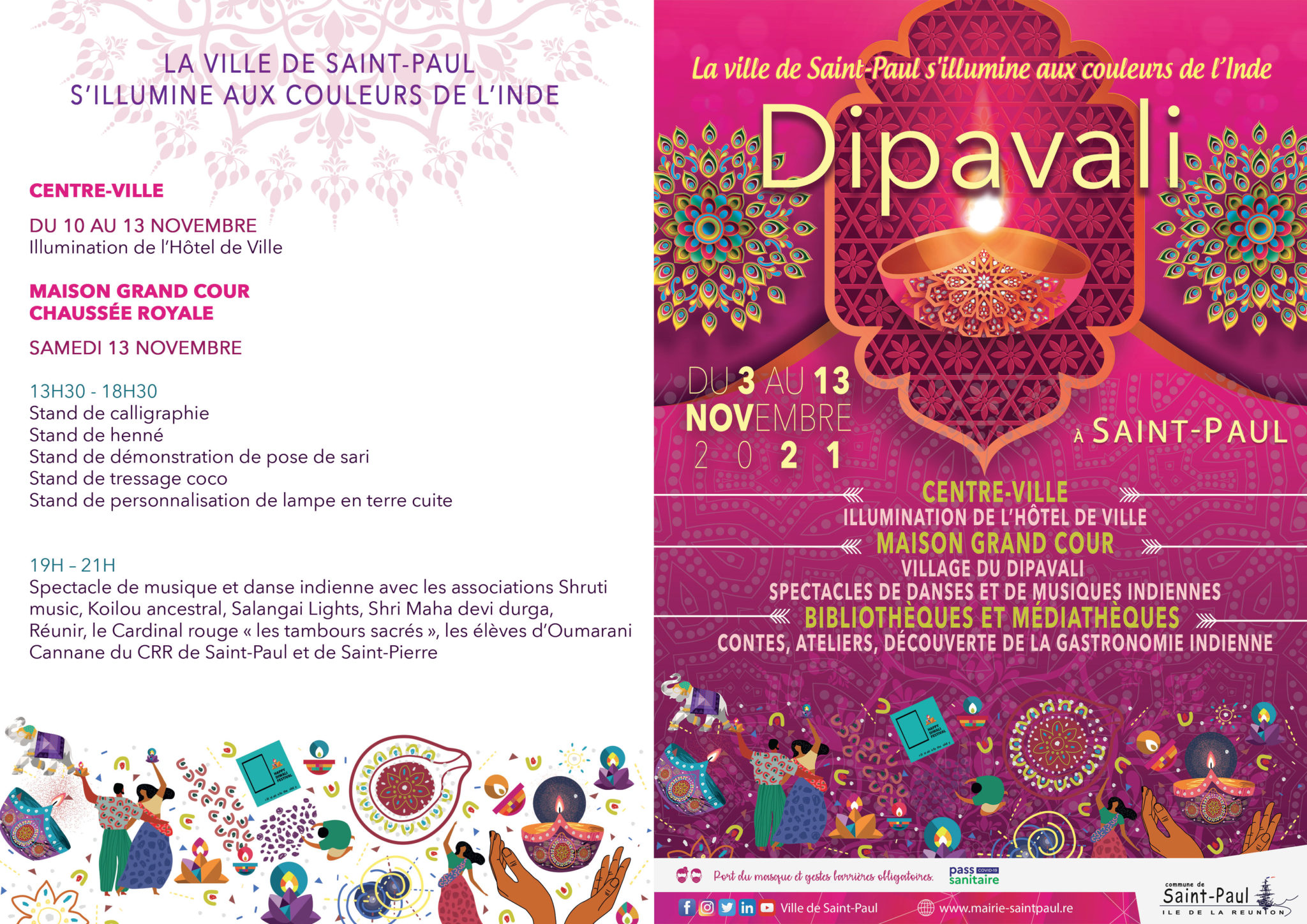Vivez le Dipavali à Saint-Paul !