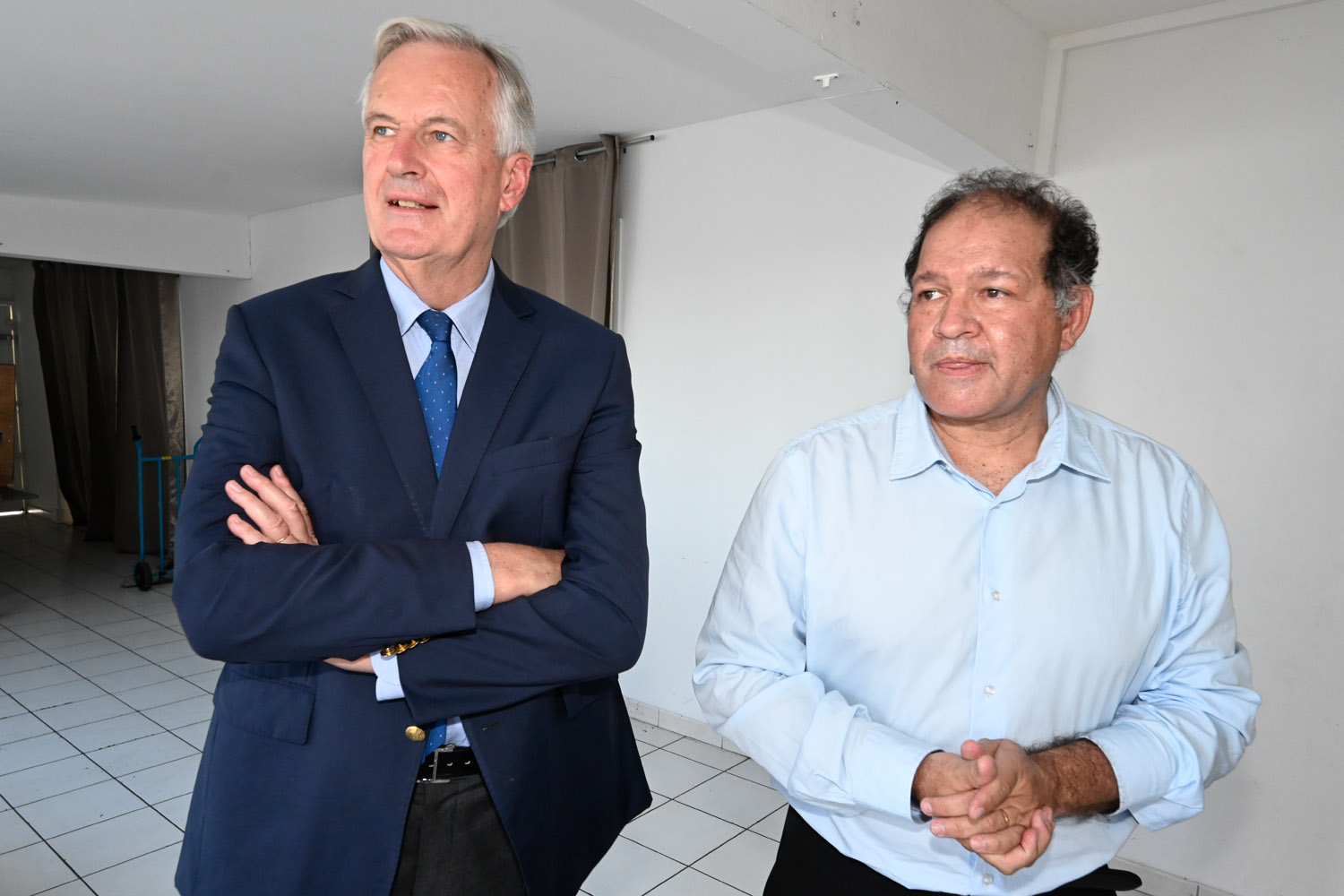 Retour en images : Michel Barnier à la rencontre de ses soutiens dans le nord