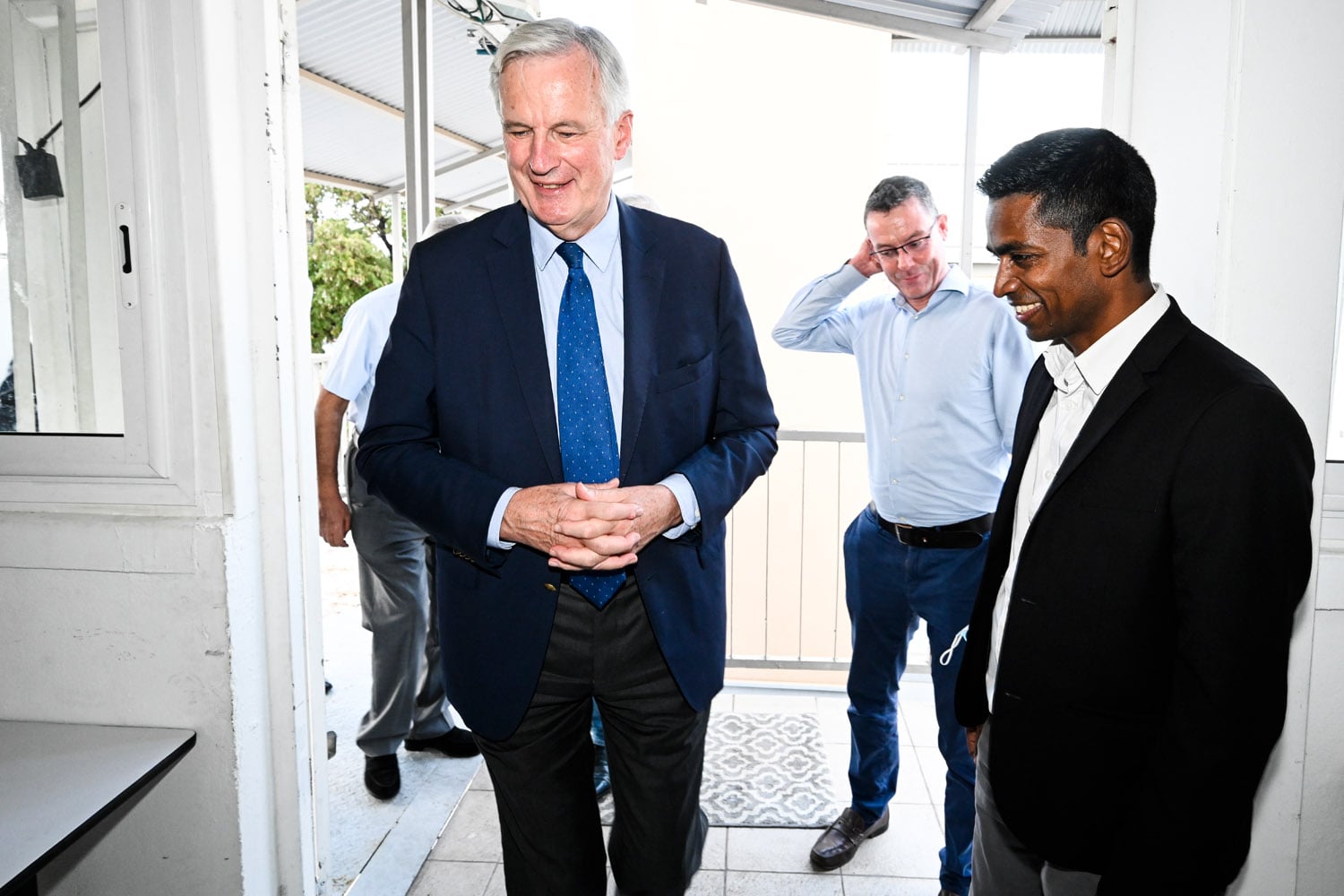 Retour en images : Michel Barnier à la rencontre de ses soutiens dans le nord