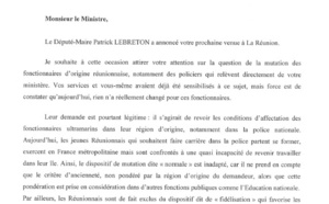 Mutations des policiers ultra-marins: Nassimah Dindar écrit à Manuel Valls