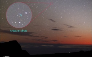 Luc Perrot photagraphie la comète Ison