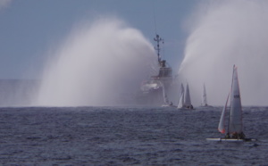350 ans du peuplement de la Réunion : Défilé de bateaux à Saint-Paul