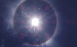 Un halo autour du soleil...