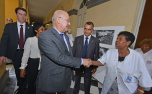 Retour en images sur la première journée de Michel Sapin à La Réunion