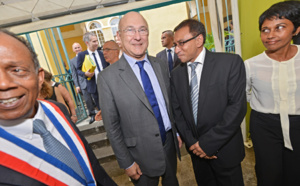 Retour en images sur la première journée de Michel Sapin à La Réunion