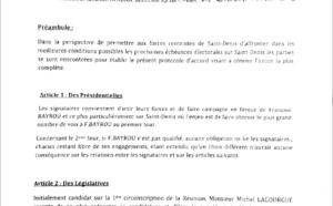 St-Denis: Lagourgue confirme sa candidature et dénonce la 