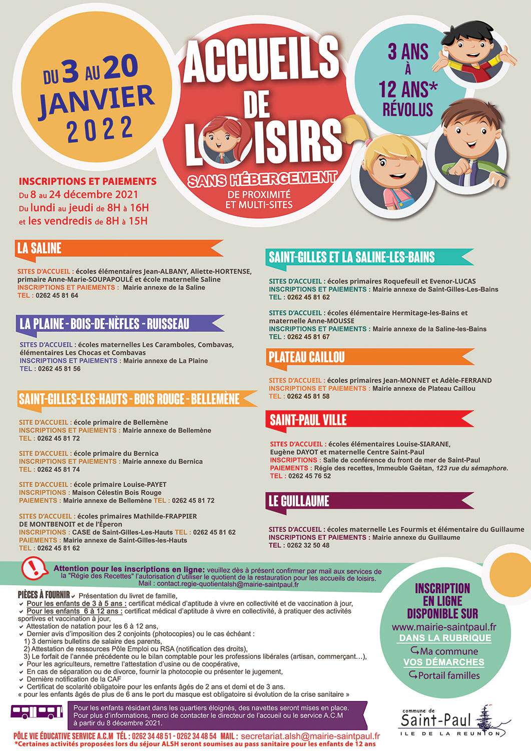 Bientôt les inscriptions pour les ALSH !