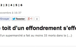 Le toit d'un effondrement s'effondre...