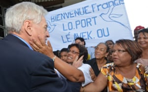 Le retour à La Réunion de Francis Collomp en images