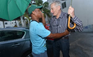 Le retour à La Réunion de Francis Collomp en images