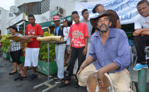 Le retour à La Réunion de Francis Collomp en images