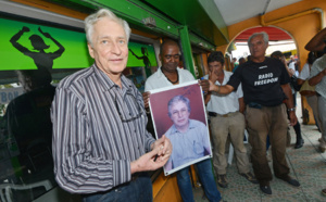 Le retour à La Réunion de Francis Collomp en images